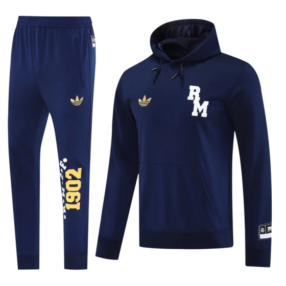 Real Madrid Training Kit Royal blue 2025-26 (Jacket+Pants)