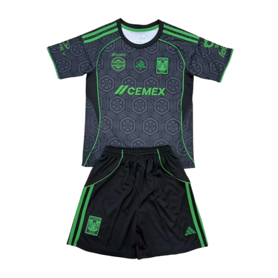 Tigres UANL Third Away Kids Soccer Jersey Kit 2025-26 Fan version