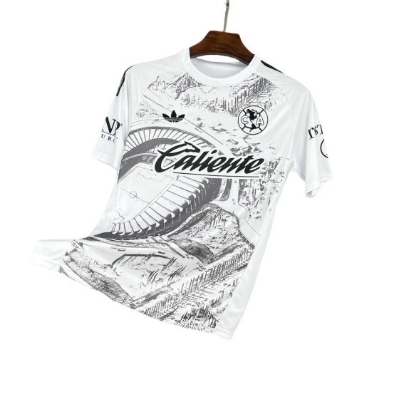 American Away short sleeved football jersey fan version 25-26