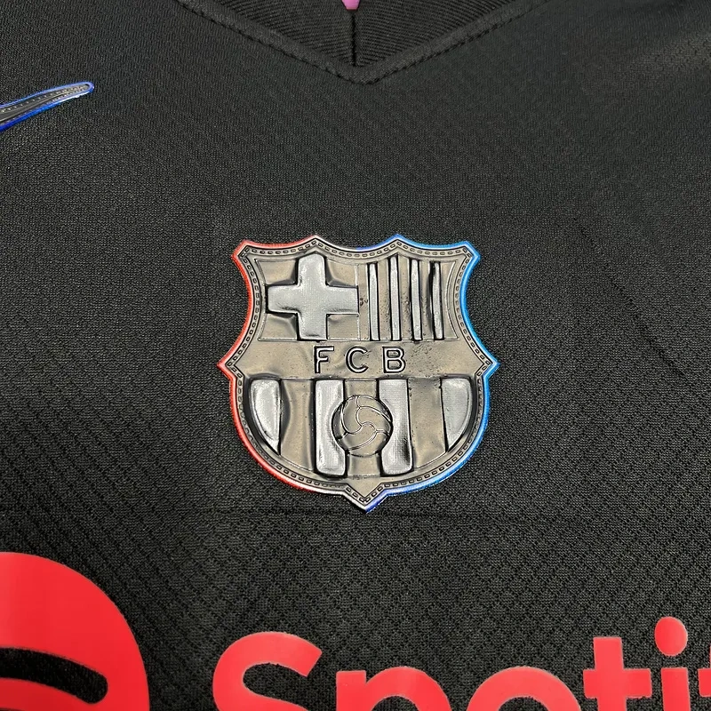 24-25 Barcelona Away Soccer Kids Jersey+Shorts