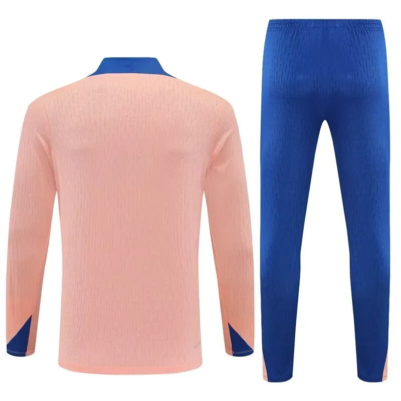 2025 France Orange Training Kits Long Football Track suits