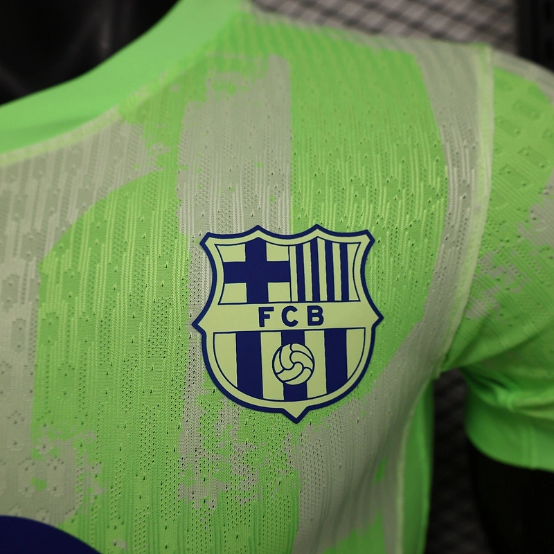 24-25 Barcelona Third Jersey Without Spofity Text Player Version