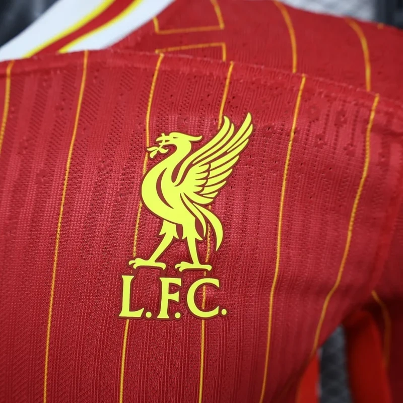 24-25 Player Version Long Sleeve Liverpool Home Football Shirt