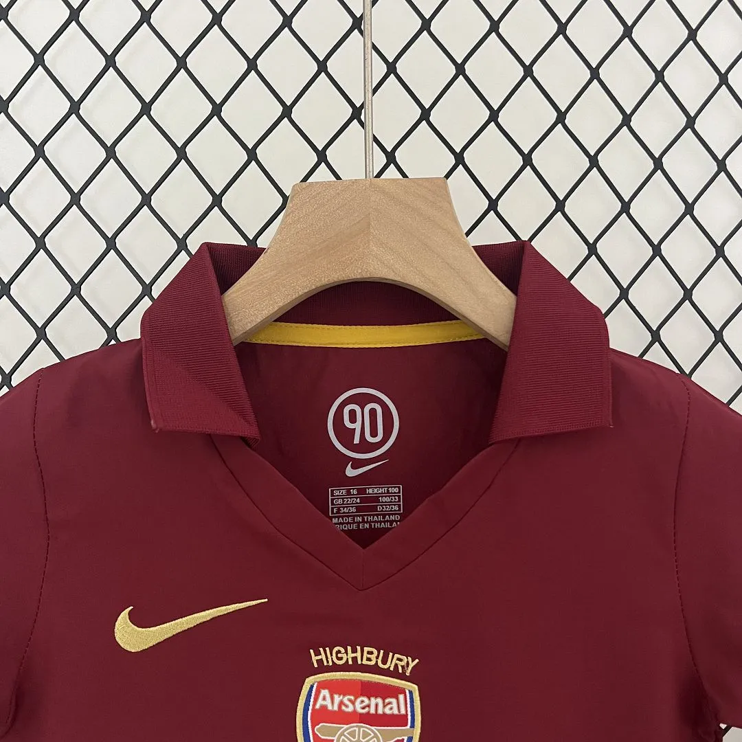 05-06 Arsenal Home Retro Kids Kits football Jersey