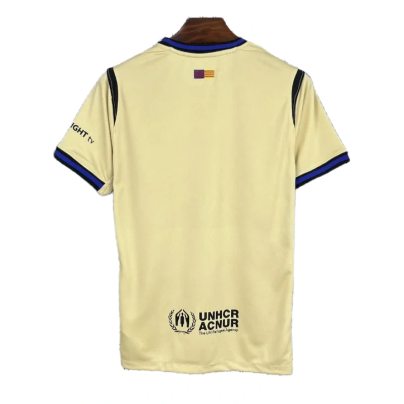 Barcelona Away football Jersey 2025-26  Fan version