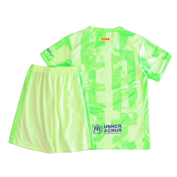2024-25 Kids Barcelona Third Kit(Jersey+Short) Without Spofity Text