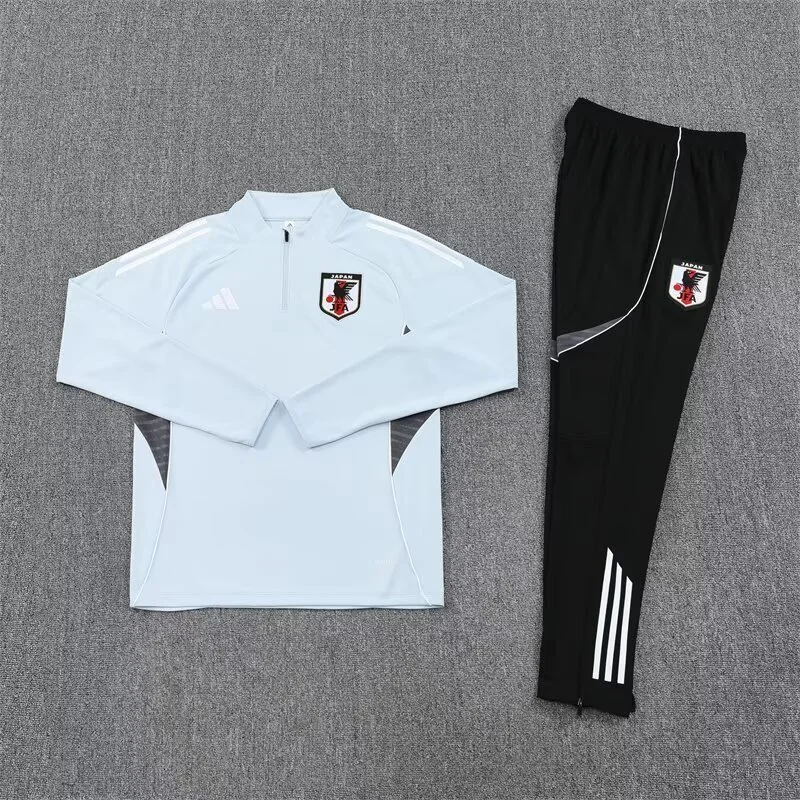 25-26 Japan Grey Training Kits Long Football Track suits