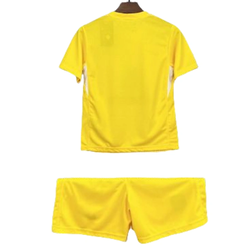 Atletico Madrid Yellow Goalkeeper Kid Kit football jersey 25-26