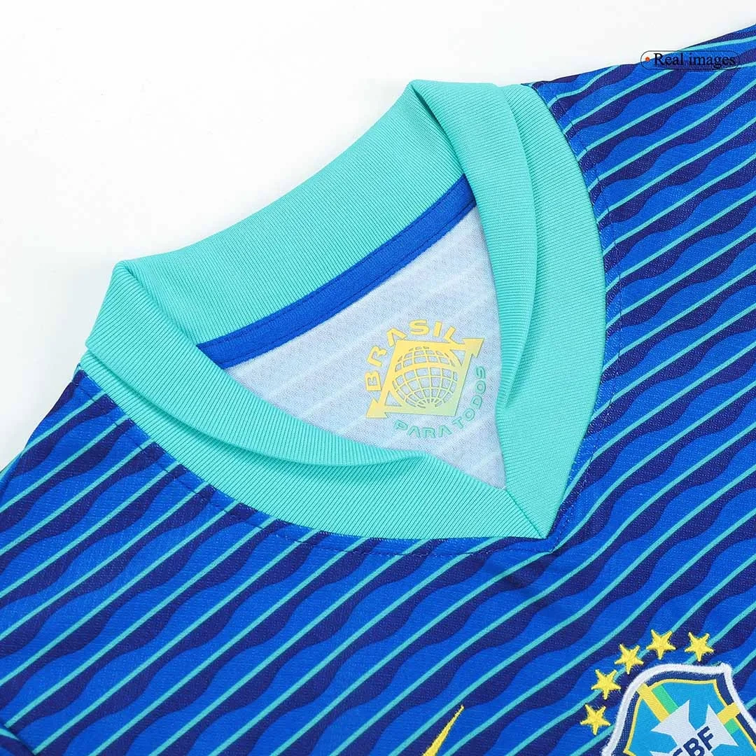 Kids Brazil Away Kit Copa America 2024 Youth Apparels