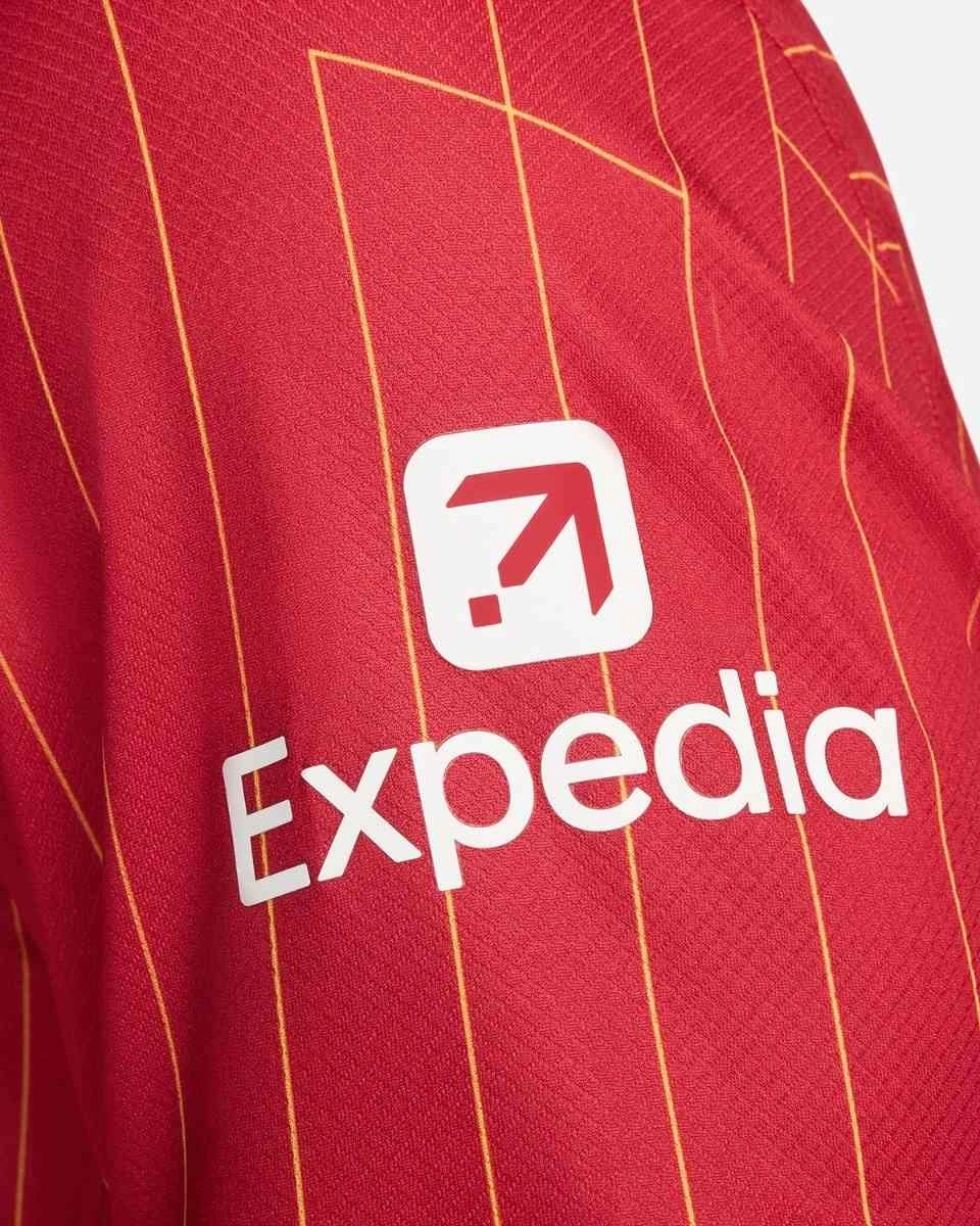 24-25 Liverpool Premier League Champions League Home Fan Edition Football Shirt