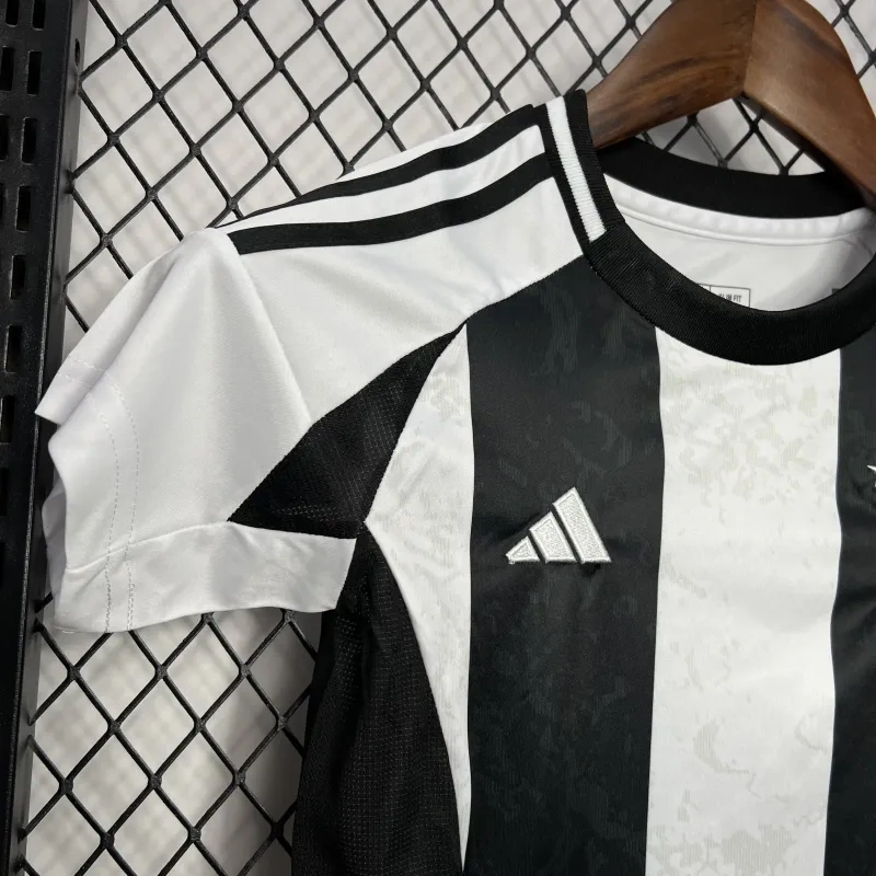 24-25 Juventus Home Soccer Kids Kit Jersey+Shorts