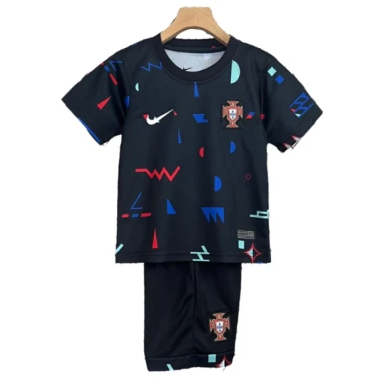 2024 Portugal Grey Training Kid Kits Youth Apparels Sport Jersey