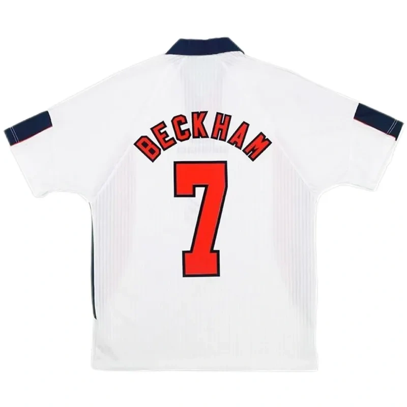 1998 World Cup England Home White Retro Jersey