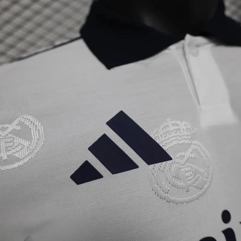 2025-26 Real Madrid Men's Polo Shirt White