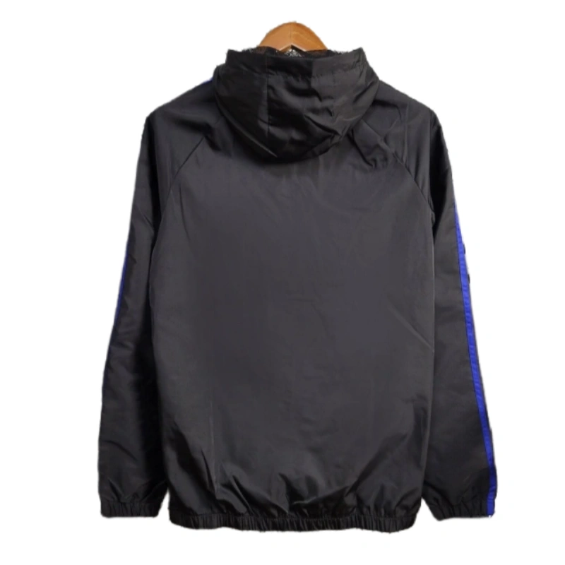 24-25 Real Madrid Windbreaker Black Football Shirt