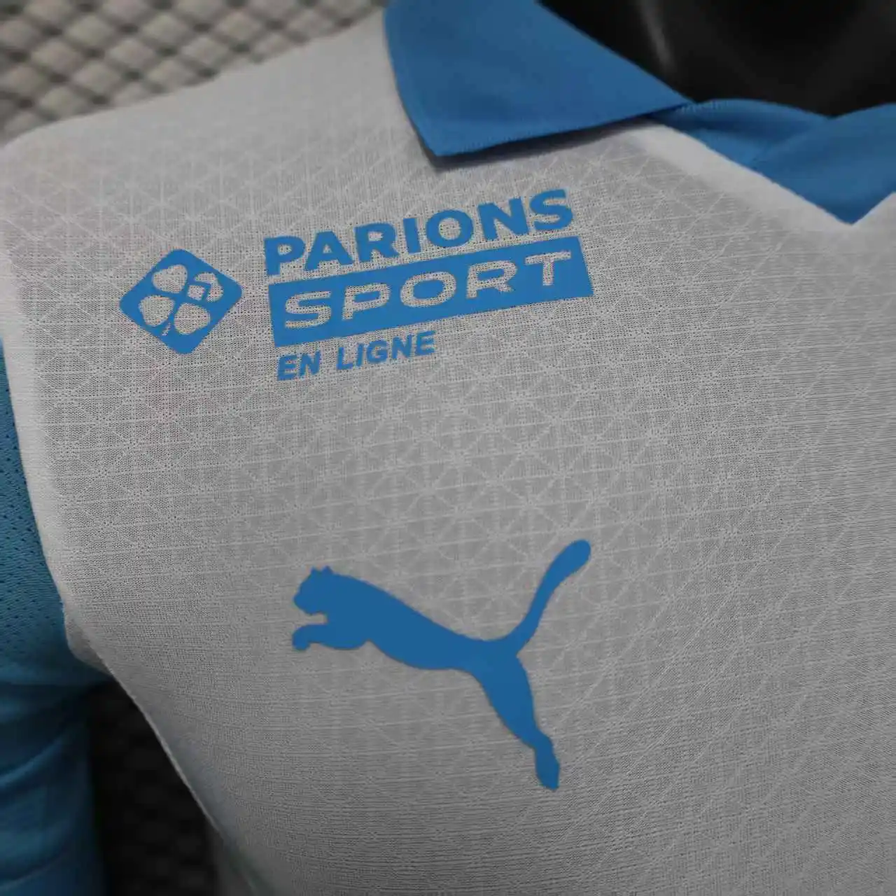 Marseilles Home Soccer Jersey Player Version 25-26