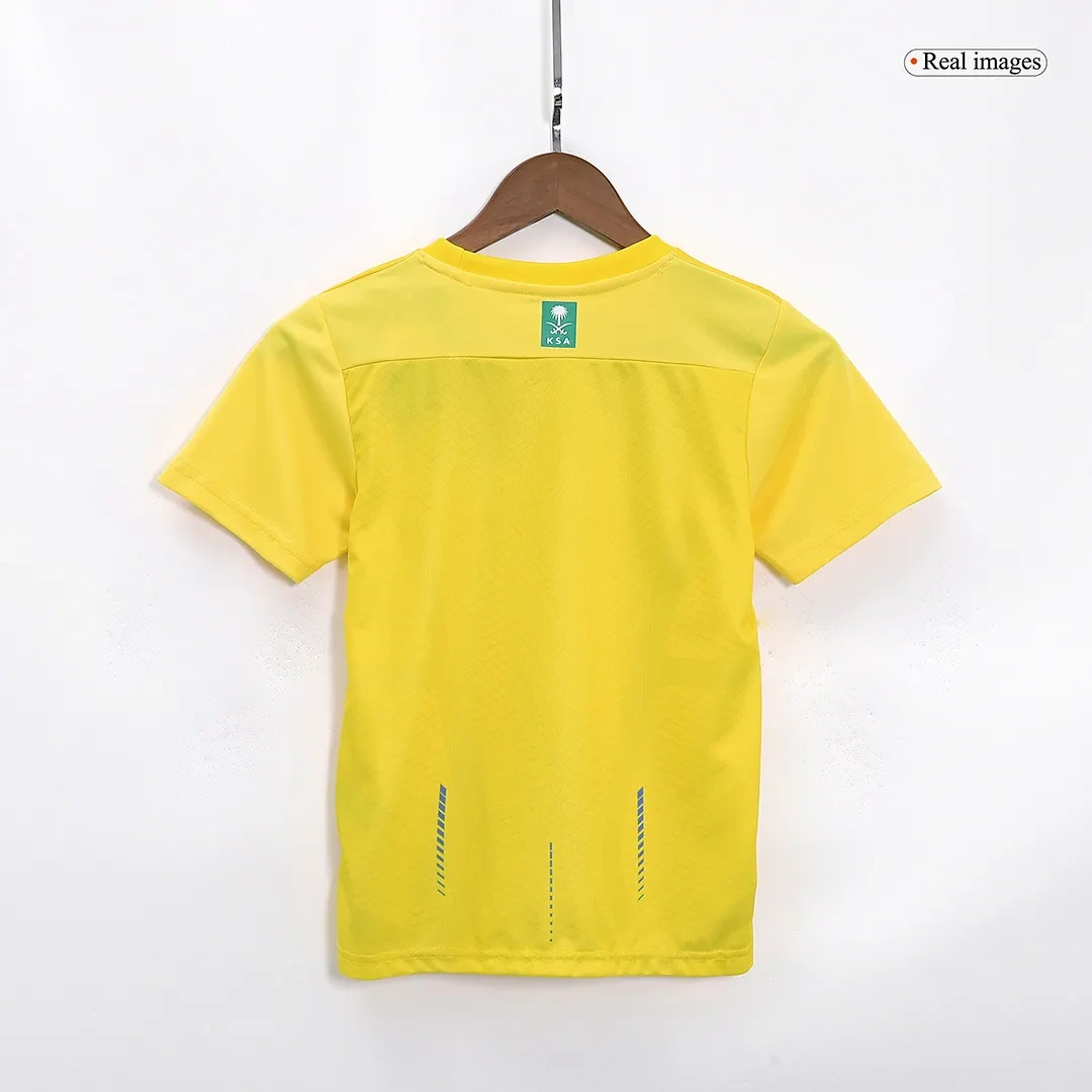 2023/24 Kids Al Nassr Home Kit Jersey+Shorts