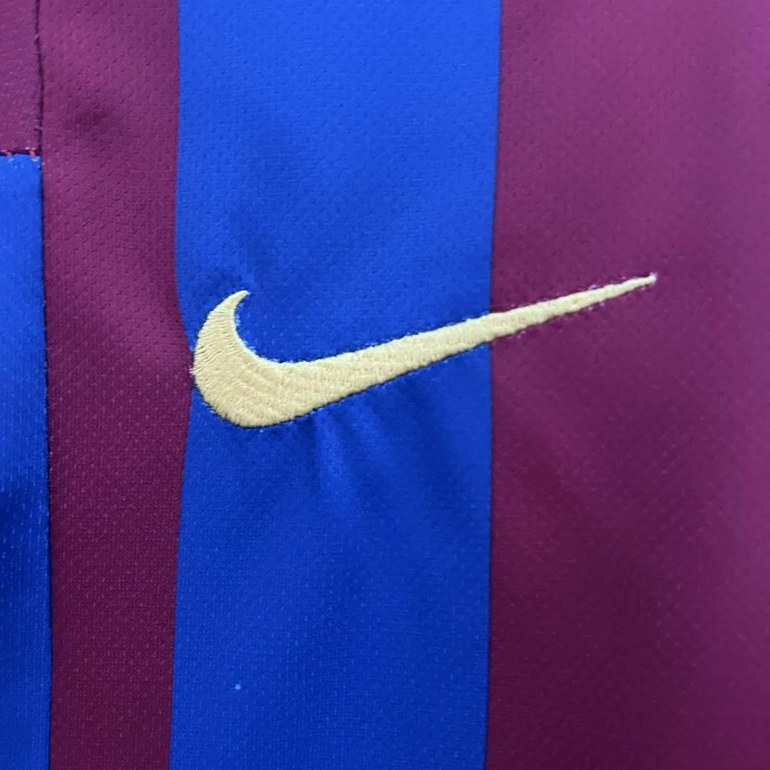 05-06 Barcelona Home Retro Kids Kits Football Jersey