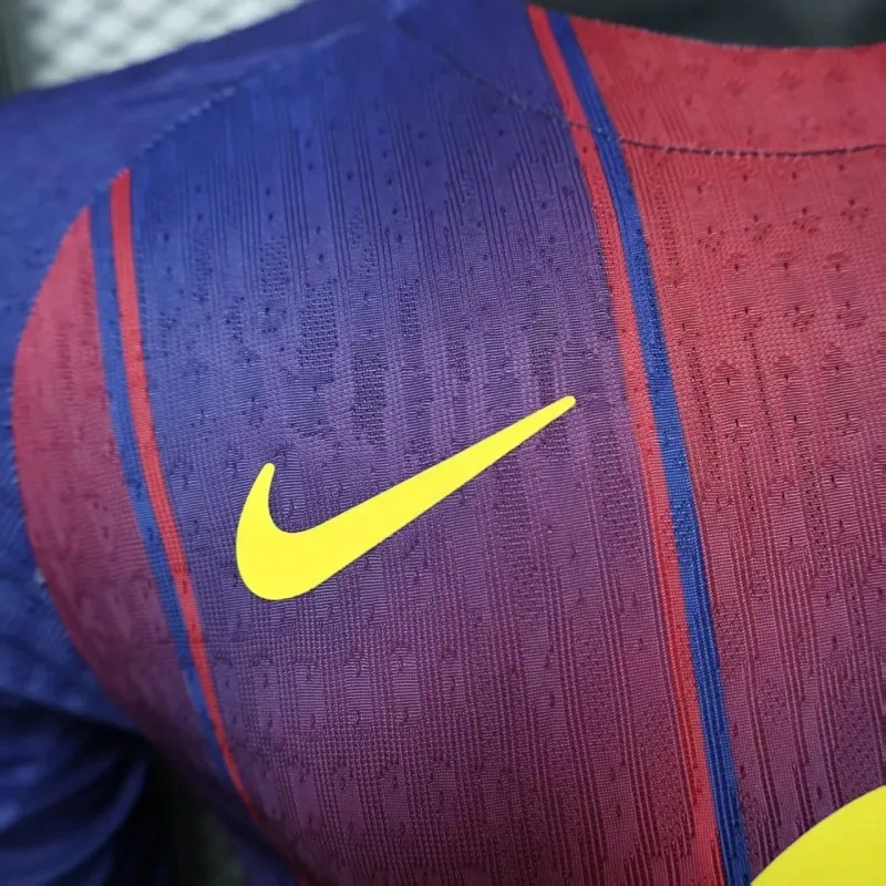 Barcelona Home  Long Sleeve soccer jerseys 2025-26  Player Version