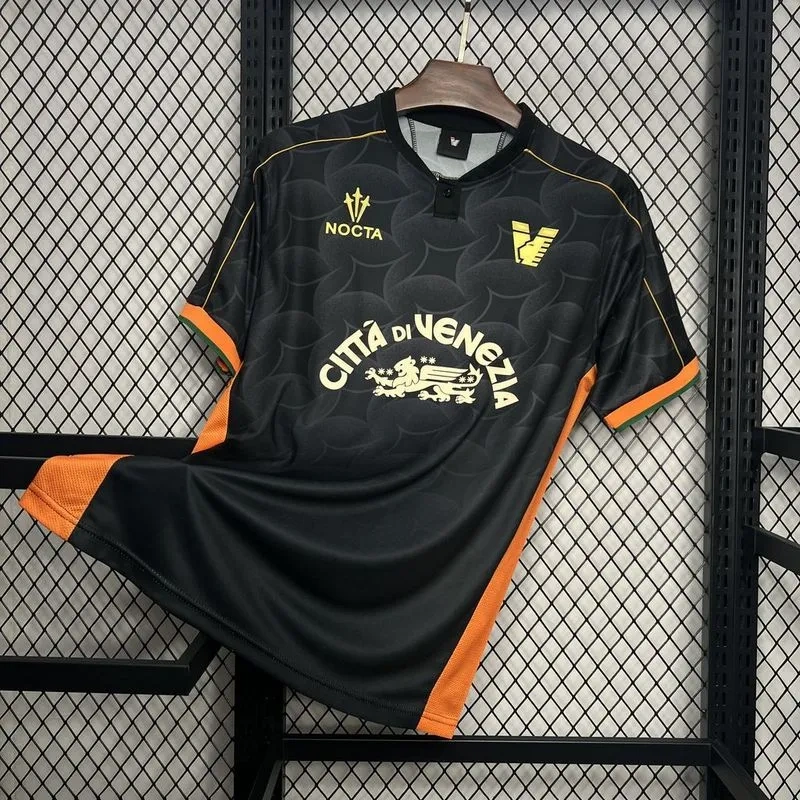 Venezia 2024-25 Home Black Soccer Jersey