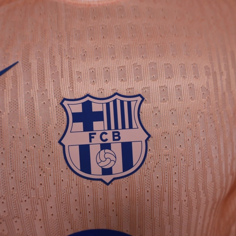 2025/26 Barcelona Players' Special Orange Football Shirt